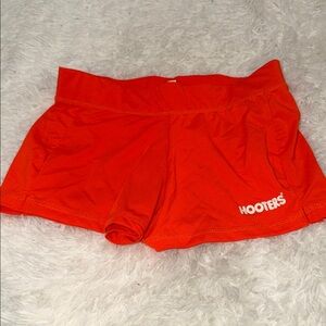 Hooters Bright orange/Red Athletic Shorts